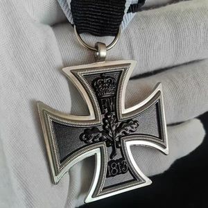 铁十字徽章勋章德意志二战德国德军骑士普鲁士绶带胸针军迷小挂件