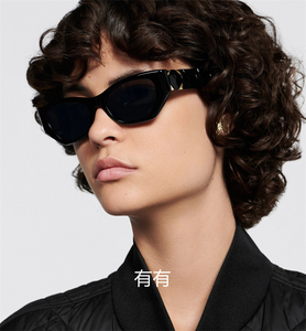 代购Dior/迪奥墨镜Lady 95.22 B1I新款复古猫眼时尚防晒太阳镜女