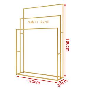 家纺布艺陈列架可移动挂样展会样品落地式架子铁艺窗帘吊卡展示架