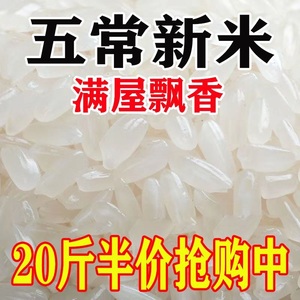 【限时优惠】正宗五常稻花香20斤米10斤农家新米长粒香现磨现卖产