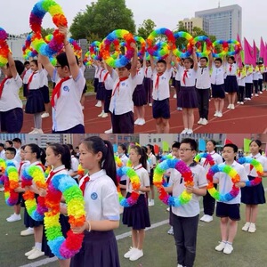 运动会花环入场创意道具手持物小学生开幕式氛围手拿方阵出场舞蹈