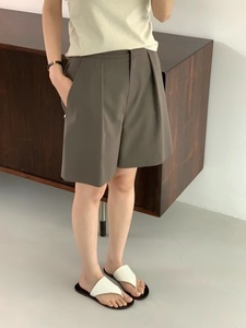 EGG “凉感质感兼备”韩国东大门代购 气质薄款休闲西装短裤 24夏