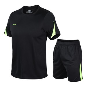 阿迪三叶草官方正品运动套装男夏季健身短袖T恤男士速干衣服跑步