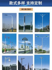 户外路灯6米8米10米12米led新农村市政工程超亮镀锌道路路灯定制