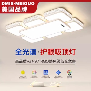 美国DMI全光谱LED吸顶灯简约现代客厅灯新款大厅卧室书房大气灯具