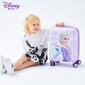新秀丽迪士尼儿童拉杆箱爱莎公主16寸行李箱万向轮冰雪奇缘2旅行