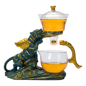 玻璃茶具套装家用磁吸泡茶壶懒人半自动泡茶神器功夫茶杯喝茶用品