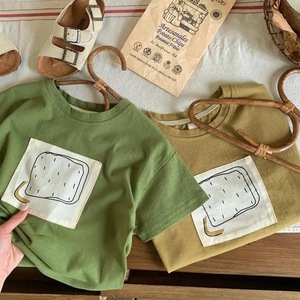 清货韩国童装东大门儿童短袖T恤男女童圆领宝宝休闲贴布中小儿童