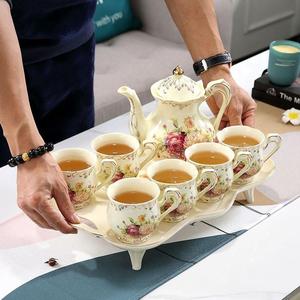 北欧水具水杯水壶套装简约客厅茶具茶杯茶壶套装带托盘整套礼品