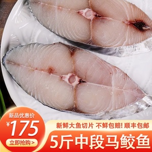 5斤大马鲛鱼中段切片鱼块湛江马鲛鱼新鲜海鲜马鲛鱼