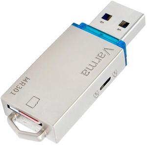 特卖新TF读卡器金属USB30高速USB32写保护TF卡microSD隐藏式Var