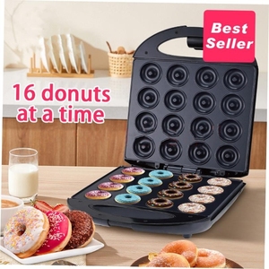 Donut Maker Machine Non-stick Surface 16 Doughnuts 甜甜圈机1