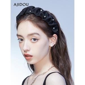 AJIDOU阿吉豆珍珠耳饰女耳环2024新款爆款耳钉高级感优雅柔美时尚