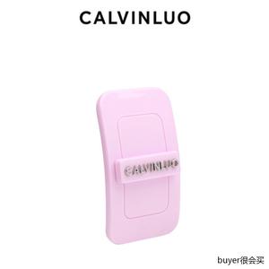 CALVINLUO拧锁造型发夹白/粉/黑色礼盒包装发卡潮CWS4WAS050-220