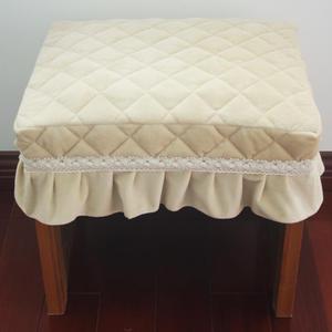 水晶绒夹棉款凳罩凳子套化妆凳罩可定制床头柜罩桌子罩包邮