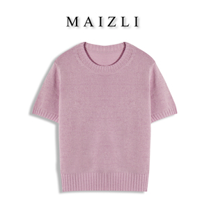 【MAIZLI】和织纱清凉高级/上身体感手感都在线/针织T恤