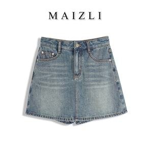 【MAIZLI】“满分”夏季可穿/版型正/牛仔短裤裙