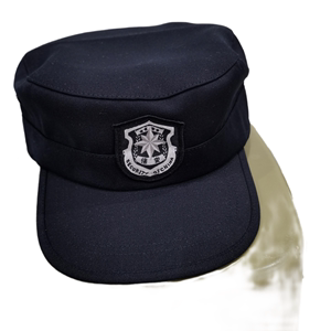 保安执勤帽藏青色保安作训帽可订做可换帽徽
