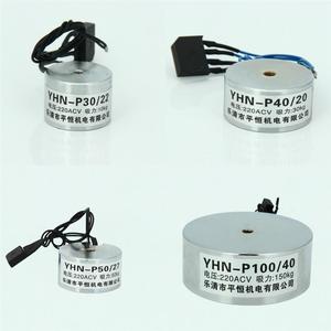 电磁铁交流电吸盘式微型小型圆形大强吸力线圈工业电磁吸铁AC220V