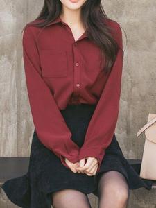 洋气小衫设计感小众韩版装新款衬衣女仙女范宽松雪纺衬衫