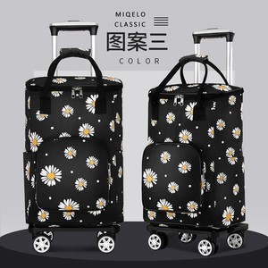 新品可拉可提拉杆包旅行袋购物拉车可折叠行李箱男女短程出行14寸