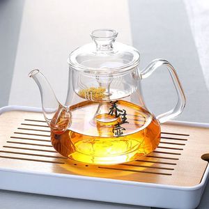 耐热玻璃烧水壶泡茶蒸茶壶安化黑茶专用煮白茶壶电陶炉蒸汽煮茶壶