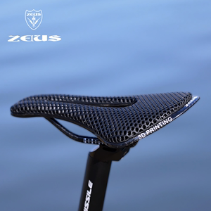 ZEIUS宙斯碳纤维3d打印公路车坐垫自行车山地车座垫超轻透气坐包