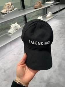 Balenciaga/巴黎世家2023新款字母刺绣logo棒球帽男女做旧鸭舌帽