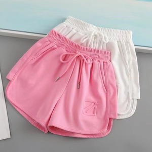 女童白色短裤夏季2024新款洋气儿童装宽松休闲外穿薄款运动短裤子