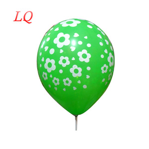 卡通广告8号全花气球 12寸印字彩色气球12寸加厚印花球