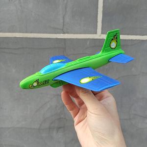 泡沫飞机 手抛儿童投掷滑翔机软户外运动小玩具回旋耐摔塑料宝宝3