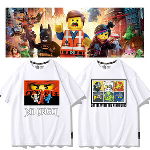 乐高幻影忍者LEGO联名短袖男童T恤夏季儿童半袖中大童衣服体恤潮