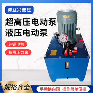 DBS电动液压泵小型超高压电动油泵柱塞泵双向电磁阀控制定制DSS泵