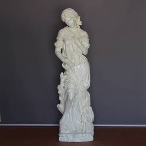 欧式人物雕塑摆件玻璃钢天使雕像石膏美陈艺术品家居装饰花园喷泉