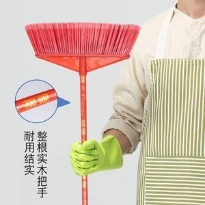 金三角五排硬毛塑料优质扫把家用学校环卫扫帚扫地苕帚头