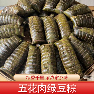 广西粽子五花肉绿豆粽蛋黄板栗鲜肉大粽子真空袋装端午节特产团购