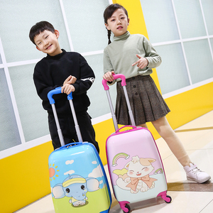 新款时尚18寸卡通可爱万向轮减负小学生书包儿童拉杆箱行李旅行箱