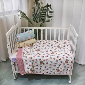 儿童纯棉小床盖婴儿床宝宝童车床垫夹棉褥子绗缝床单幼儿园午睡被