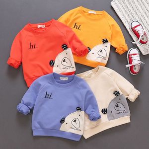 韩系宝宝春秋卫衣0-3岁婴幼儿男1小童2女童全棉打底衫长袖T恤套头