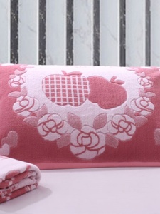 老上海枕巾老式毛巾款枕巾加厚加大一对装柔软全棉卡通正品不掉色