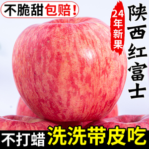 陕西红富士苹果新鲜苹果水果整箱当季脆甜正宗丑苹果大冰糖心平果