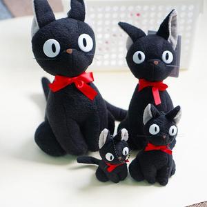魔女宫崎骏宅急便小黑猫吉吉毛绒公仔玩偶猫咪娃娃书包包挂件礼物