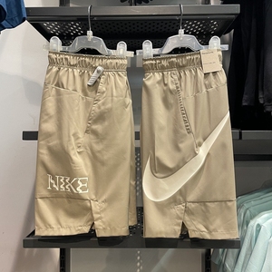 Nike/耐克夏季男子梭织速干大勾宽松透气五分裤运动短裤FQ6997