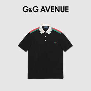 G&G丨国际轻奢丨polo衫男士高级感夏季短袖t恤翻领奢侈品高端透气