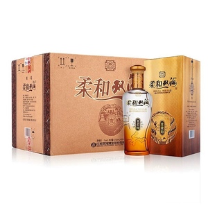 原箱正品 柔和双沟金柔和 42度450ml*2装浓香型 纯粮食白酒