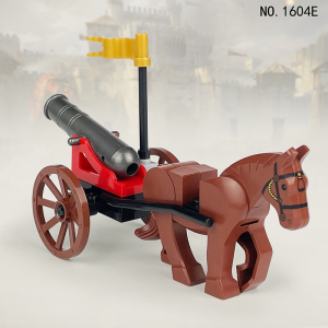 乐高马车积木中国古代战争囚车中世纪马车男孩益智拼装儿童玩具