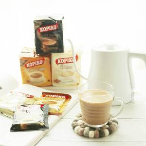 印尼进口零食 可比克卡布奇诺布朗克黄糖棕咖啡三合一速溶浓咖啡