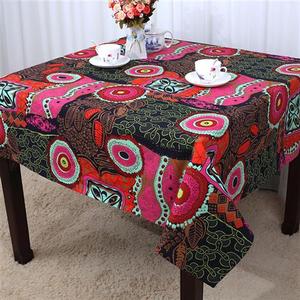 中式餐桌桌旗亚麻方桌布防水防油茶几布艺桌垫隔热垫台布定制定做