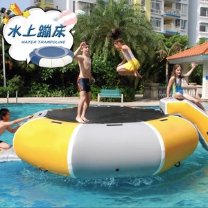 充气水上玩具蹦蹦床跳床跷跷板风火轮滑梯海洋球池儿童游乐园定制