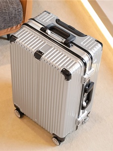 90分铝框20寸行李箱男结实加厚旅行箱学生拉杆箱女登机箱小皮箱子